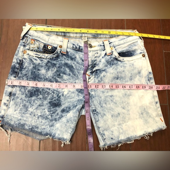 True Religion Light Blue Denim Shorts - Picture 7 of 8